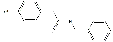 2-(4-aminophenyl)-N-(pyridin-4-ylmethyl)acetamide 结构式