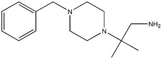 2-(4-benzylpiperazin-1-yl)-2-methylpropan-1-amine 结构式