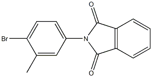 2-(4-bromo-3-methylphenyl)-1H-isoindole-1,3(2H)-dione 结构式