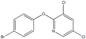 2-(4-bromophenoxy)-3,5-dichloropyridine 结构式