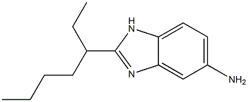 2-(heptan-3-yl)-1H-1,3-benzodiazol-5-amine 结构式