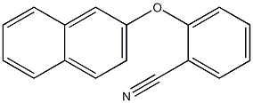 2-(naphthalen-2-yloxy)benzonitrile 结构式