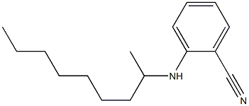 2-(nonan-2-ylamino)benzonitrile 结构式