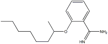 2-(octan-2-yloxy)benzene-1-carboximidamide 结构式