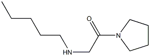 2-(pentylamino)-1-(pyrrolidin-1-yl)ethan-1-one 结构式