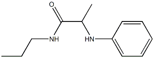 2-(phenylamino)-N-propylpropanamide 结构式