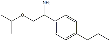 2-(propan-2-yloxy)-1-(4-propylphenyl)ethan-1-amine 结构式