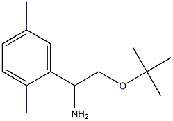 2-(tert-butoxy)-1-(2,5-dimethylphenyl)ethan-1-amine 结构式