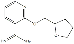 2-(tetrahydrofuran-2-ylmethoxy)pyridine-3-carboximidamide 结构式