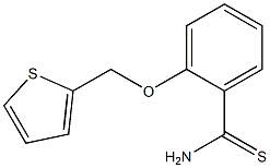 2-(thien-2-ylmethoxy)benzenecarbothioamide 结构式