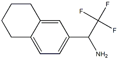 2,2,2-trifluoro-1-(5,6,7,8-tetrahydronaphthalen-2-yl)ethan-1-amine 结构式