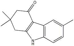 2,2,6-trimethyl-2,3,4,9-tetrahydro-1H-carbazol-4-one 结构式