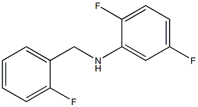 2,5-difluoro-N-[(2-fluorophenyl)methyl]aniline 结构式