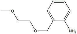 2-[(2-methoxyethoxy)methyl]aniline 结构式