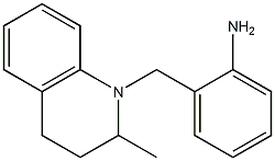 2-[(2-methyl-1,2,3,4-tetrahydroquinolin-1-yl)methyl]aniline 结构式