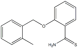 2-[(2-methylphenyl)methoxy]benzene-1-carbothioamide 结构式