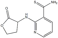 2-[(2-oxooxolan-3-yl)amino]pyridine-3-carbothioamide 结构式