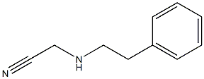 2-[(2-phenylethyl)amino]acetonitrile 结构式