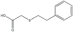 2-[(2-phenylethyl)sulfanyl]acetic acid 结构式