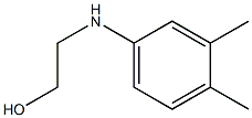 2-[(3,4-dimethylphenyl)amino]ethan-1-ol 结构式