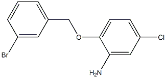 2-[(3-bromophenyl)methoxy]-5-chloroaniline 结构式