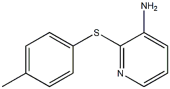 2-[(4-methylphenyl)sulfanyl]pyridin-3-amine 结构式