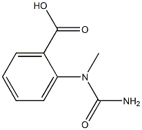 2-[(aminocarbonyl)(methyl)amino]benzoic acid 结构式