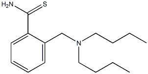 2-[(dibutylamino)methyl]benzene-1-carbothioamide 结构式