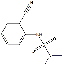 2-[(dimethylsulfamoyl)amino]benzonitrile 结构式