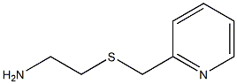 2-[(pyridin-2-ylmethyl)thio]ethanamine 结构式