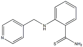 2-[(pyridin-4-ylmethyl)amino]benzene-1-carbothioamide 结构式