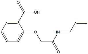 2-[2-(allylamino)-2-oxoethoxy]benzoic acid 结构式