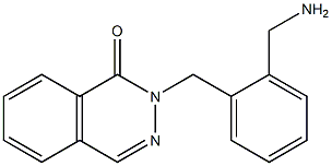 2-[2-(aminomethyl)benzyl]phthalazin-1(2H)-one 结构式