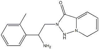 2-[2-amino-2-(2-methylphenyl)ethyl]-2H,3H-[1,2,4]triazolo[3,4-a]pyridin-3-one 结构式