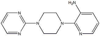 2-[4-(pyrimidin-2-yl)piperazin-1-yl]pyridin-3-amine 结构式