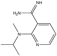 2-[isopropyl(methyl)amino]pyridine-3-carboximidamide 结构式