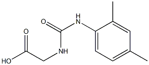 2-{[(2,4-dimethylphenyl)carbamoyl]amino}acetic acid 结构式