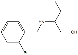 2-{[(2-bromophenyl)methyl]amino}butan-1-ol 结构式