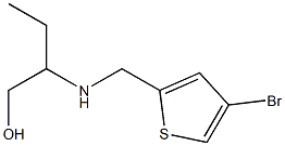 2-{[(4-bromothiophen-2-yl)methyl]amino}butan-1-ol 结构式