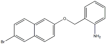 2-{[(6-bromonaphthalen-2-yl)oxy]methyl}aniline 结构式