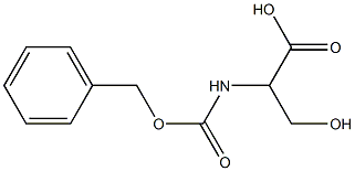 2-{[(benzyloxy)carbonyl]amino}-3-hydroxypropanoic acid 结构式