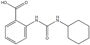 2-{[(cyclohexylamino)carbonyl]amino}benzoic acid 结构式