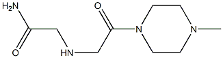 2-{[2-(4-methylpiperazin-1-yl)-2-oxoethyl]amino}acetamide 结构式