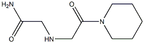 2-{[2-oxo-2-(piperidin-1-yl)ethyl]amino}acetamide 结构式