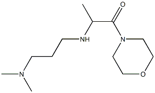2-{[3-(dimethylamino)propyl]amino}-1-(morpholin-4-yl)propan-1-one 结构式