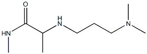 2-{[3-(dimethylamino)propyl]amino}-N-methylpropanamide 结构式