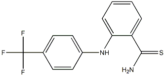 2-{[4-(trifluoromethyl)phenyl]amino}benzene-1-carbothioamide 结构式