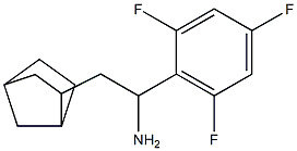 2-{bicyclo[2.2.1]heptan-2-yl}-1-(2,4,6-trifluorophenyl)ethan-1-amine 结构式