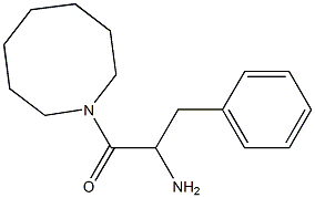 2-amino-1-(azocan-1-yl)-3-phenylpropan-1-one 结构式