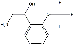 2-amino-1-[2-(trifluoromethoxy)phenyl]ethan-1-ol 结构式